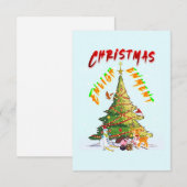 kerstverlichting aankondiging (Voorkant / Achterkant)