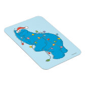  kerstverlichting als koekjesmonster magneet (Rechterzijde)