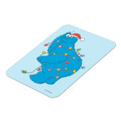  kerstverlichting als koekjesmonster magneet (Linkerzijde)