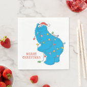  kerstverlichting als koekjesmonster servet (Insitu)