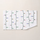 kerstverlichting bad handdoek (Handdoek)