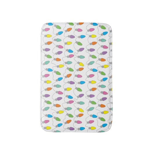 kerstverlichting badmat (Voorkant Verticaal)