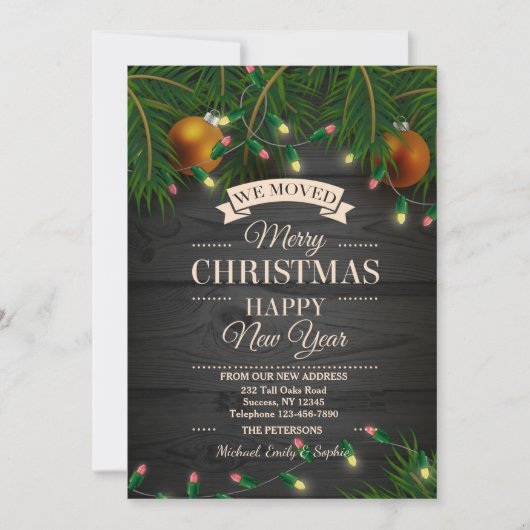 Kerstverlichting Bewegende Aankondiging (Voorkant)