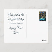 kerstverlichting briefkaart (Achterkant)