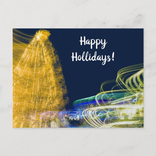 kerstverlichting briefkaart (Voorkant)