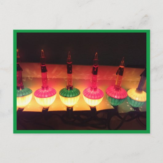 kerstverlichting briefkaart (Voorkant)