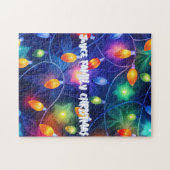 Kerstverlichting Bright Holiday grillige vrolijkhe Legpuzzel (Horizontaal)