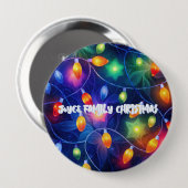 Kerstverlichting Bright Holiday grillige vrolijkhe Ronde Button 4,0 Cm (Voorkant /achterkant)