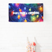 Kerstverlichting Bright Holiday grillige vrolijkhe Spandoek (Insitu)