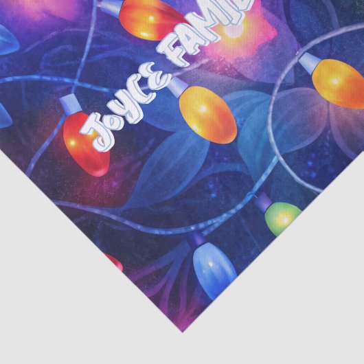 Kerstverlichting Bright Holiday grillige vrolijkhe Tissuepapier (Detail)