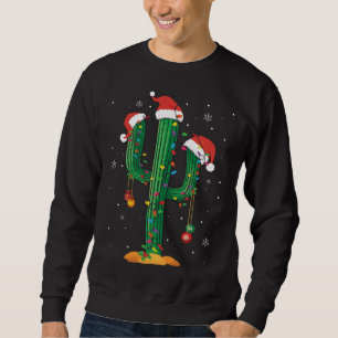 Kerstverlichting Cactus Lover Grappige Kerstmis Py Trui