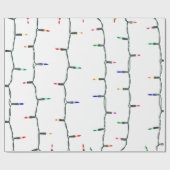 kerstverlichting cadeaupapier (Vlak)