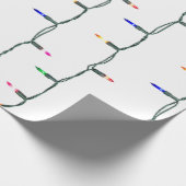 kerstverlichting cadeaupapier (Hoek)