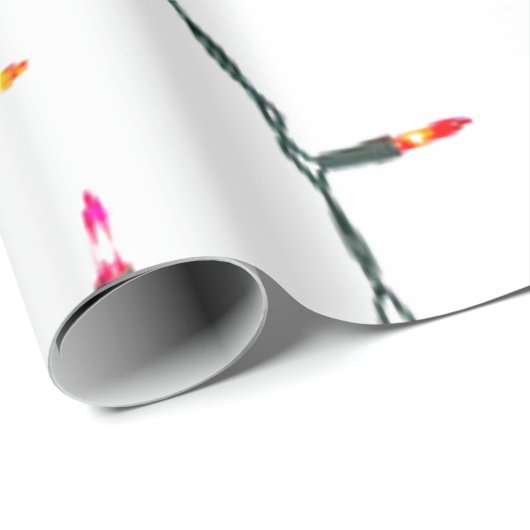 kerstverlichting cadeaupapier (Rol Hoek)
