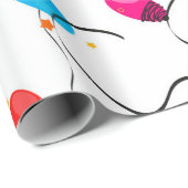 kerstverlichting cadeaupapier (Rol Hoek)