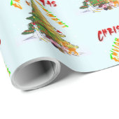 kerstverlichting cadeaupapier (Rol Hoek)