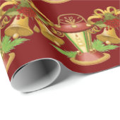 kerstverlichting cadeaupapier (Rol Hoek)