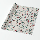 Kerstverlichting Cadeaupapier (Uitgerold)