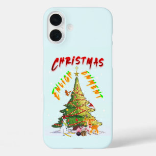 kerstverlichting iPhone 16 plus hoesje
