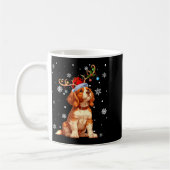 Kerstverlichting Cavalier King Charles Spaniel Ker Koffiemok (Links)