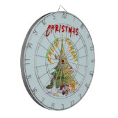 kerstverlichting dartbord (Voorkant Links)