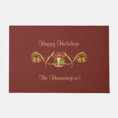 kerstverlichting deurmat (Voorkant)