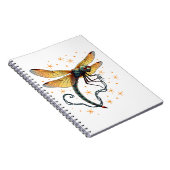 Kerstverlichting Dragonfly Notitieboek (Rechterzijde)