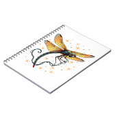 Kerstverlichting Dragonfly Notitieboek (Linkerzijde)