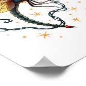 Kerstverlichting Dragonfly Poster (Hoek)