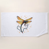 Kerstverlichting Dragonfly Strandlaken (Voorkant)