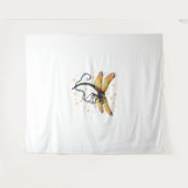 Kerstverlichting Dragonfly Wandkleed (Voorkant (horizontaal))