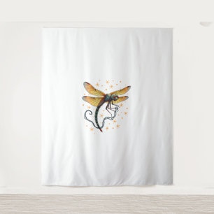 Kerstverlichting Dragonfly Wandkleed