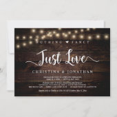 Kerstverlichting, Elopement, Niets fancy, gewoon L Kaart (Voorkant)