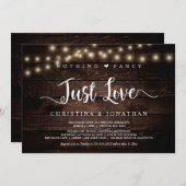 Kerstverlichting, Elopement, Niets fancy, gewoon L Kaart (Voorkant / Achterkant)