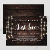 Kerstverlichting, Elopement, Niets fancy, gewoon L Kaart (Voorkant / Achterkant)