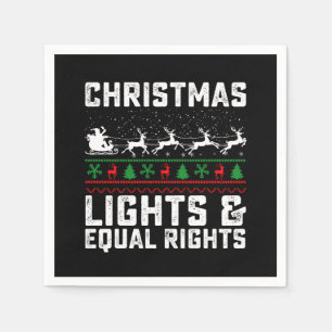 Kerstverlichting en gelijke rechten feminist servet