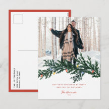 Kerstverlichting en groen Foto