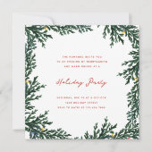 Kerstverlichting en groen kaart (Voorkant)