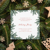 Kerstverlichting en groen kaart