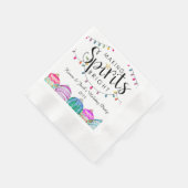 Kerstverlichting en Ornamenten Cocktail servetten (Hoek)