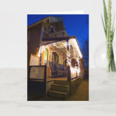 Kerstverlichting en Rocker - Martha's Vineyard Kaart (Voorkant)