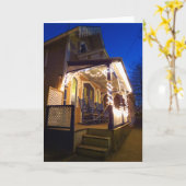 Kerstverlichting en Rockers - Martha's Vineyard Kaart (Gele Bloem)