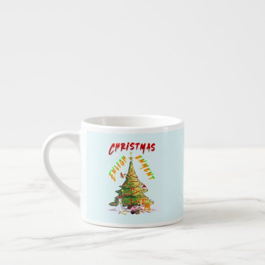 kerstverlichting espresso kop (Links)