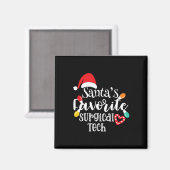 Kerstverlichting Favoriete Operatieassistent Kerst Magneet (Voorkant / Achterkant)
