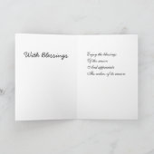 kerstverlichting feestdagen kaart (Binnen)