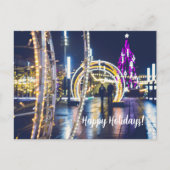 Kerstverlichting Feestdagenkaart (Voorkant)