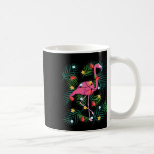 Kerstverlichting Flamingo Hawaï Grappige Tropische Koffiemok