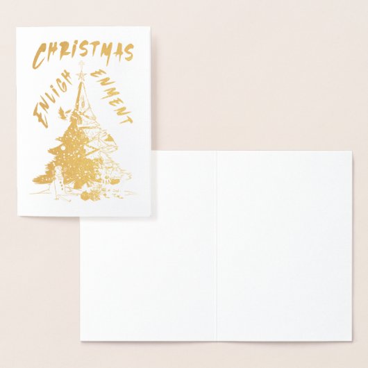 kerstverlichting folie kaarten (Display)