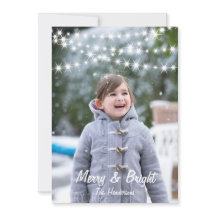 Kerstverlichting Foto Vakantie Kaart