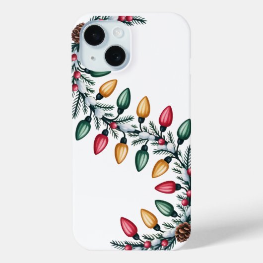 Kerstverlichting Garland iPhone / iPad case (Achterkant)